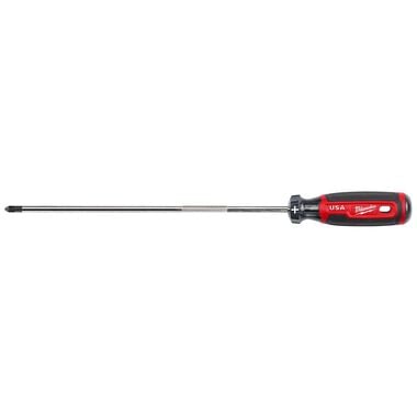 Milwaukee #2 Phillips 10inch Cushion Grip Screwdriver (USA), large image number 0