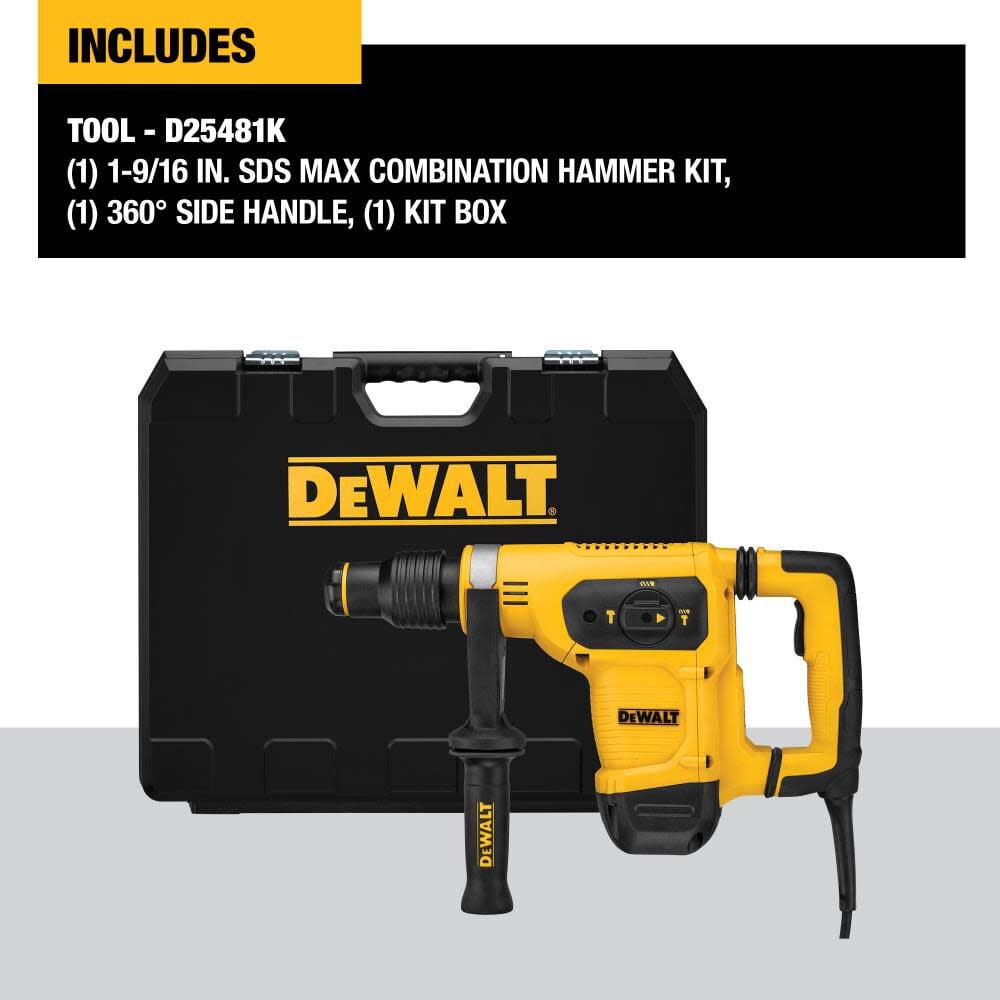DEWALT SDS Max Combination Hammer 1 9/16in, large image number 3