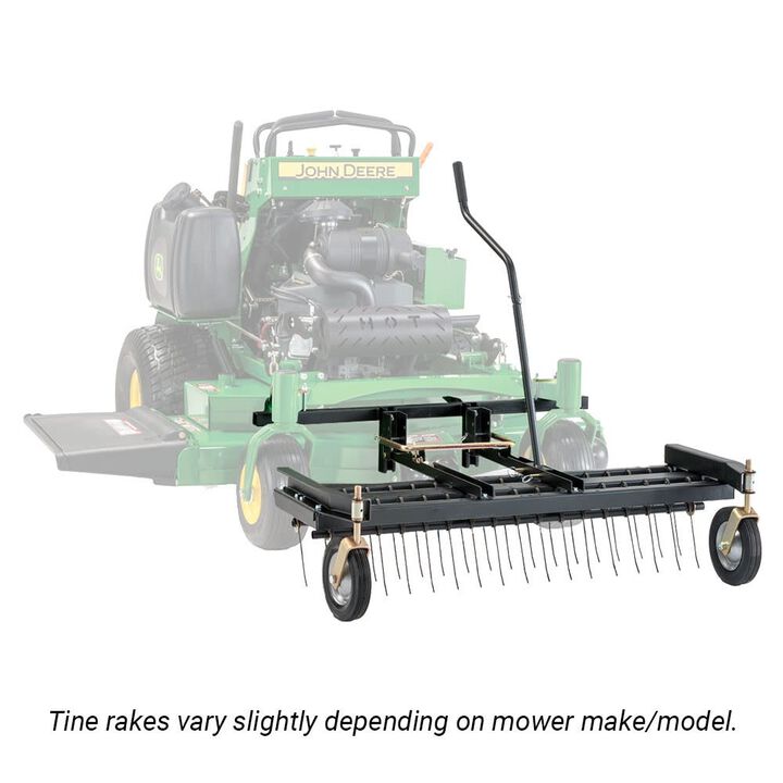 Jrco 46 Inch 35-Tine Rake Dethatcher for John Deere, large image number 2
