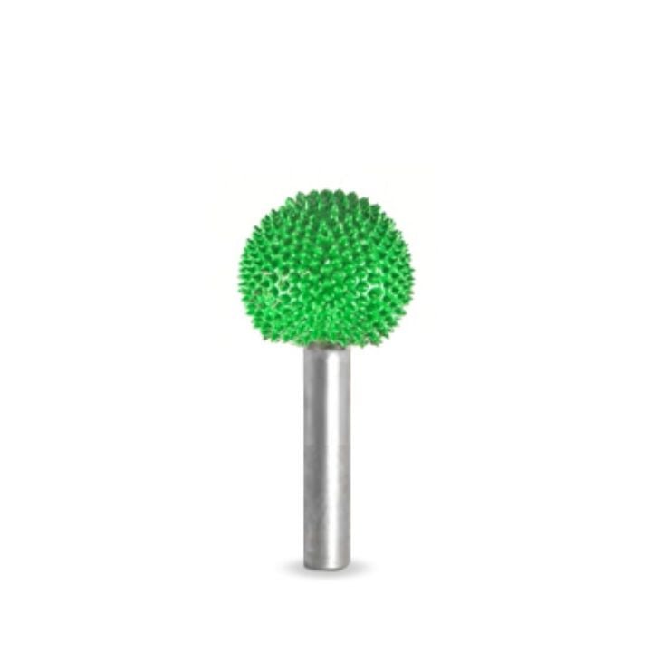 Saburrtooth 1/4in Shank Sphere 7/8in Coarse Grit, large image number 1