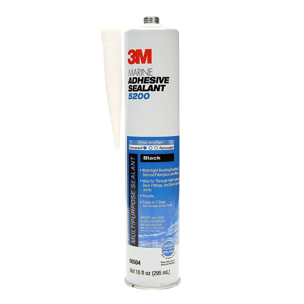 3M 10oz 5200 Series Black Marine Adhesive Sealant – 8036774