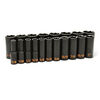 GEARWRENCH 1/2 Inch Drive 6 Point SAE Hi-Viz Deep Impact Socket Set 19 Pieces, small image number 1