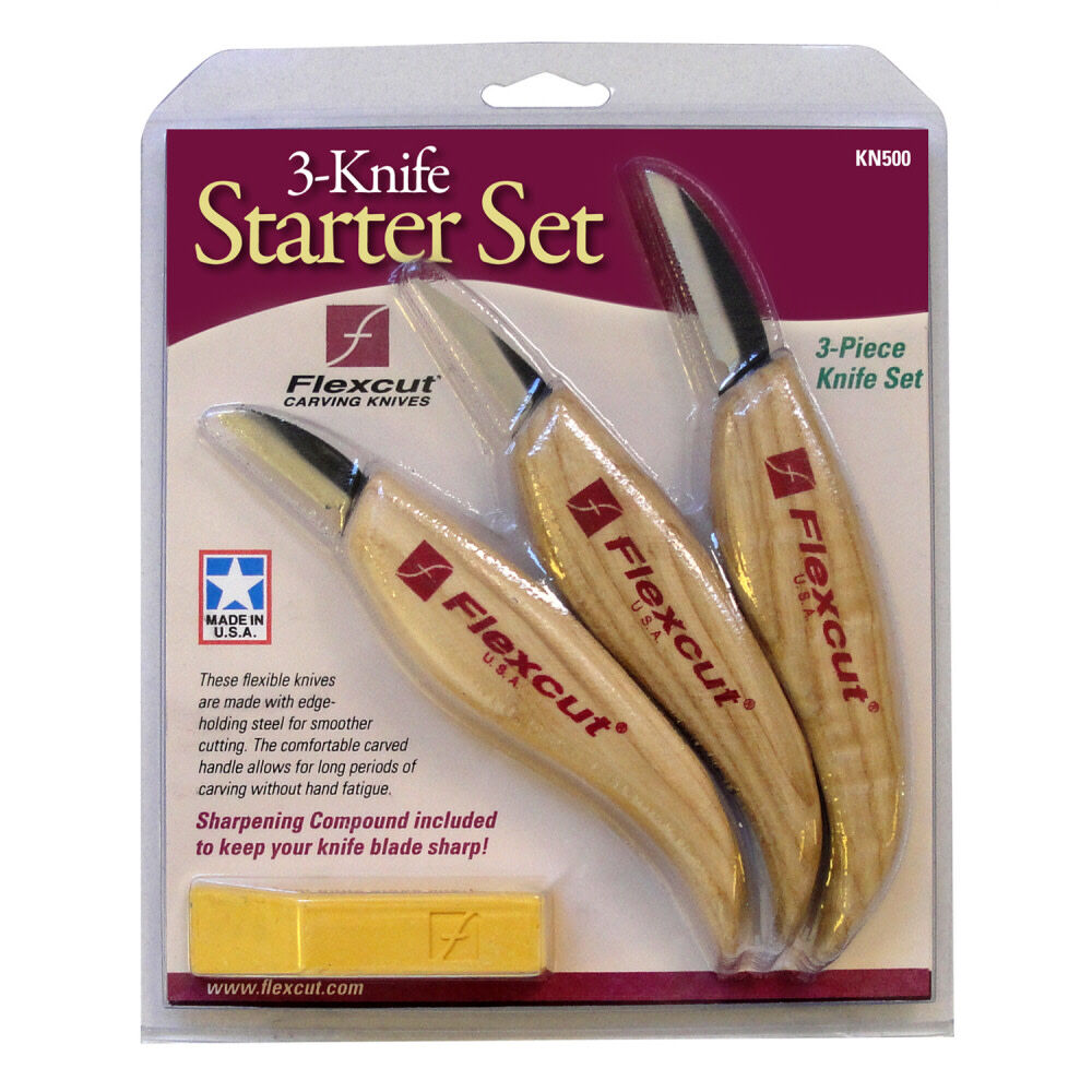 Flexcut 3Knife Starter Set KN500 Acme Tools