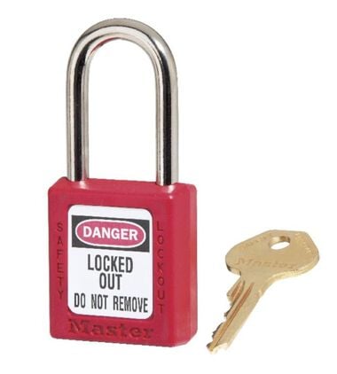 Master Lock Red Safert Lockout Padlock - 410RED, large image number 0