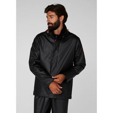 Helly Hansen PU Gale Waterproof Rain Jacket Black Small, large image number 2