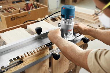 Bosch 2.25 HP Plunge and Fixed-Base Router Kit, large image number 6