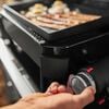 Weber Slate 17 Inch 1 Burners Liquid Propane Tabletop Griddle, Black, small image number 4