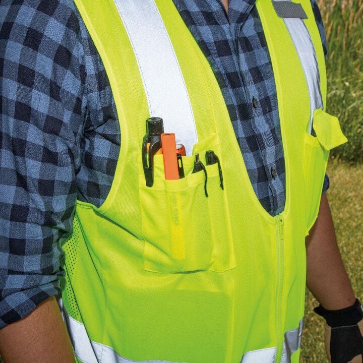 Klein Tools High-Visibility Safety Vest - XL, large image number 4