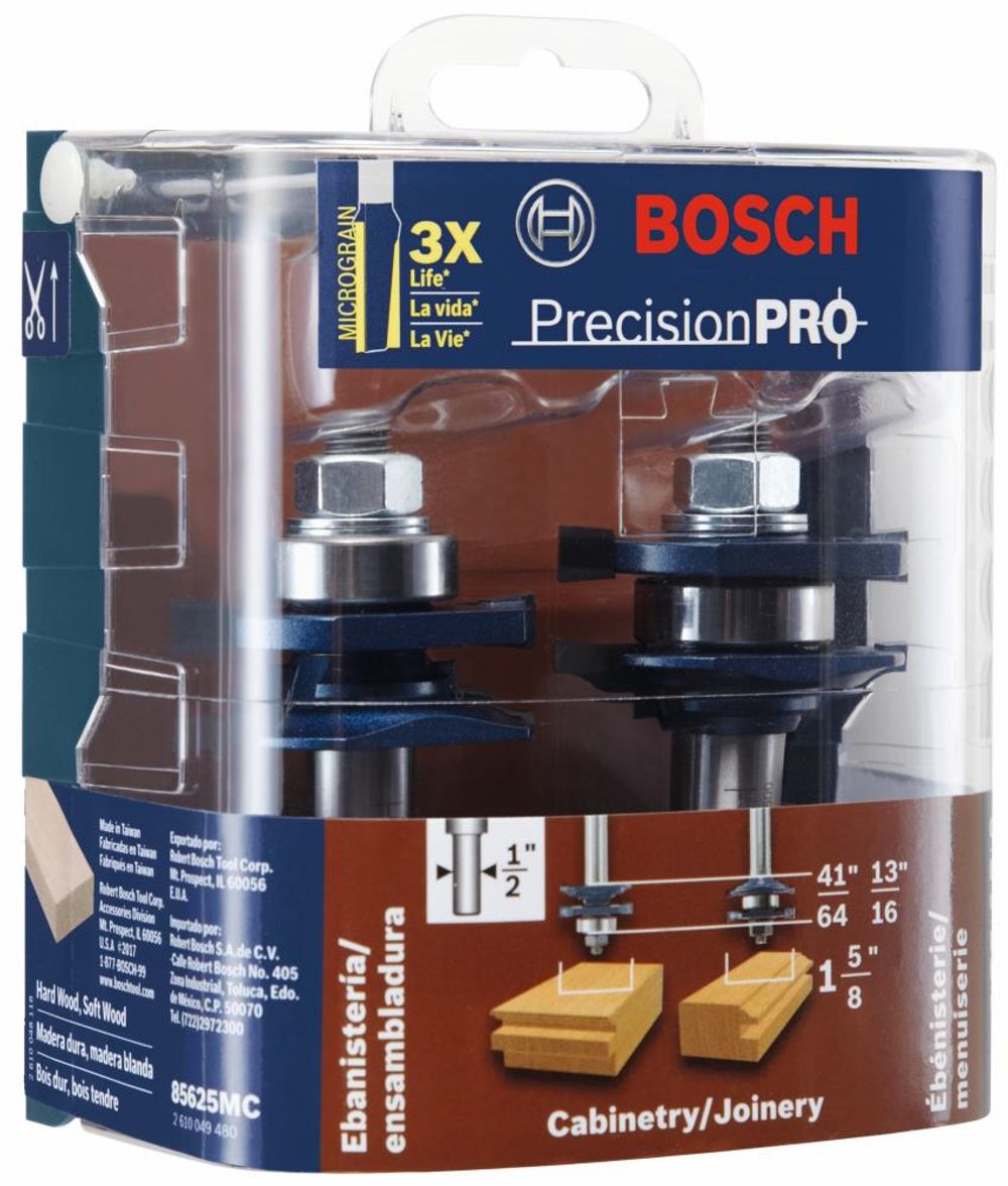 Bosch Carbide-Tipped Ogee Stile & Rail Bit Set 2 Pieces, large image number 3