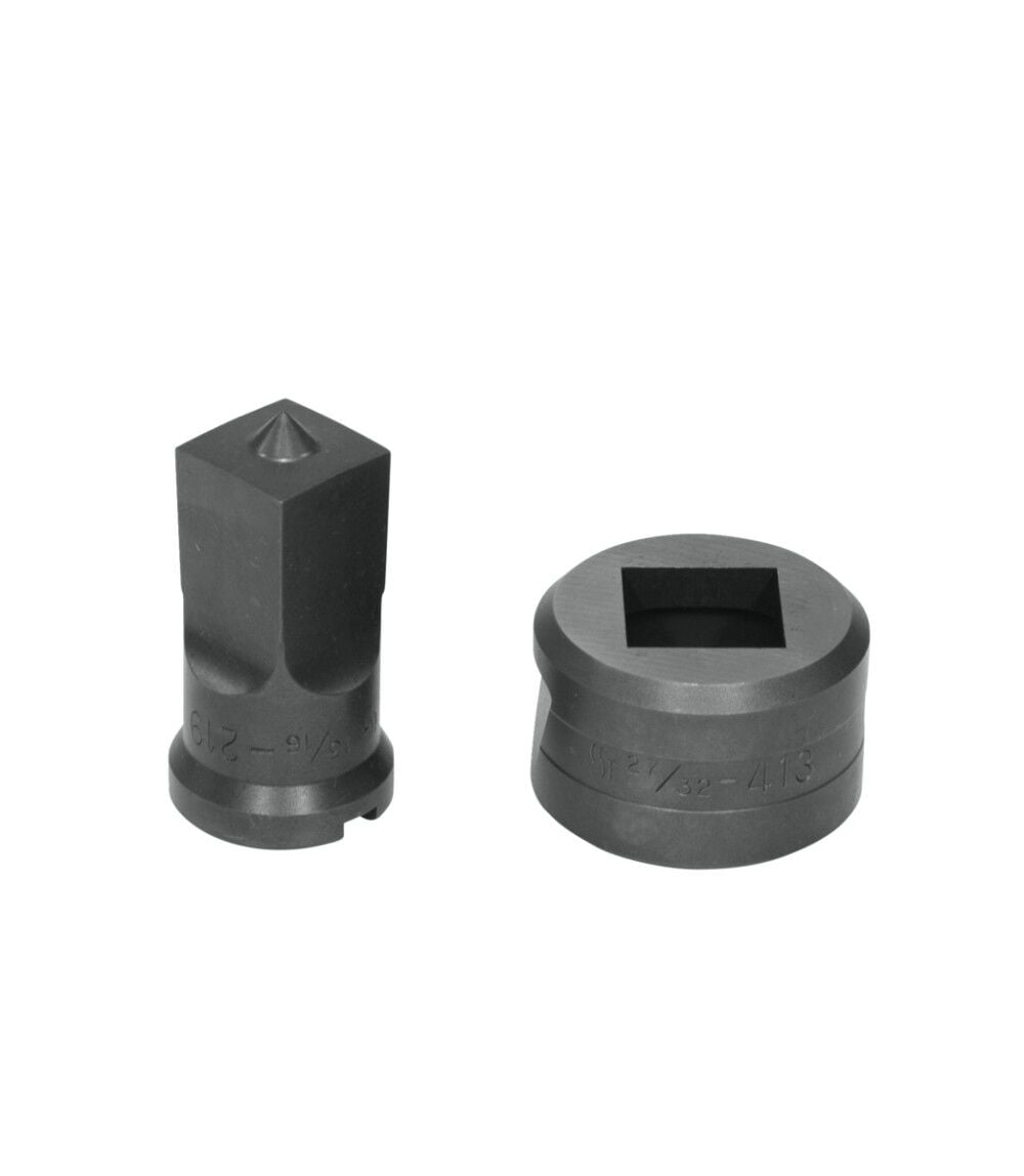 Edwards 13/16 Inch Punch x 27/32 Inch Die Square Punch & Die Set, large image number 2