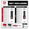 Milwaukee SHOCKWAVE Impact Duty Socket 1/2 Dr SAE/MM PACKOUT Set 31pc, small image number 4