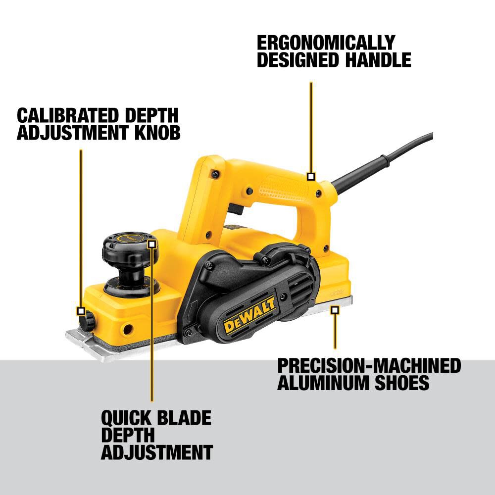 DEWALT D26676 5.5 Amp 2Blade Planer D26676 Acme Tools