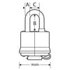 Master Lock Padlock 1 9/16in Keyed Different Tumbler 1pk, small image number 2