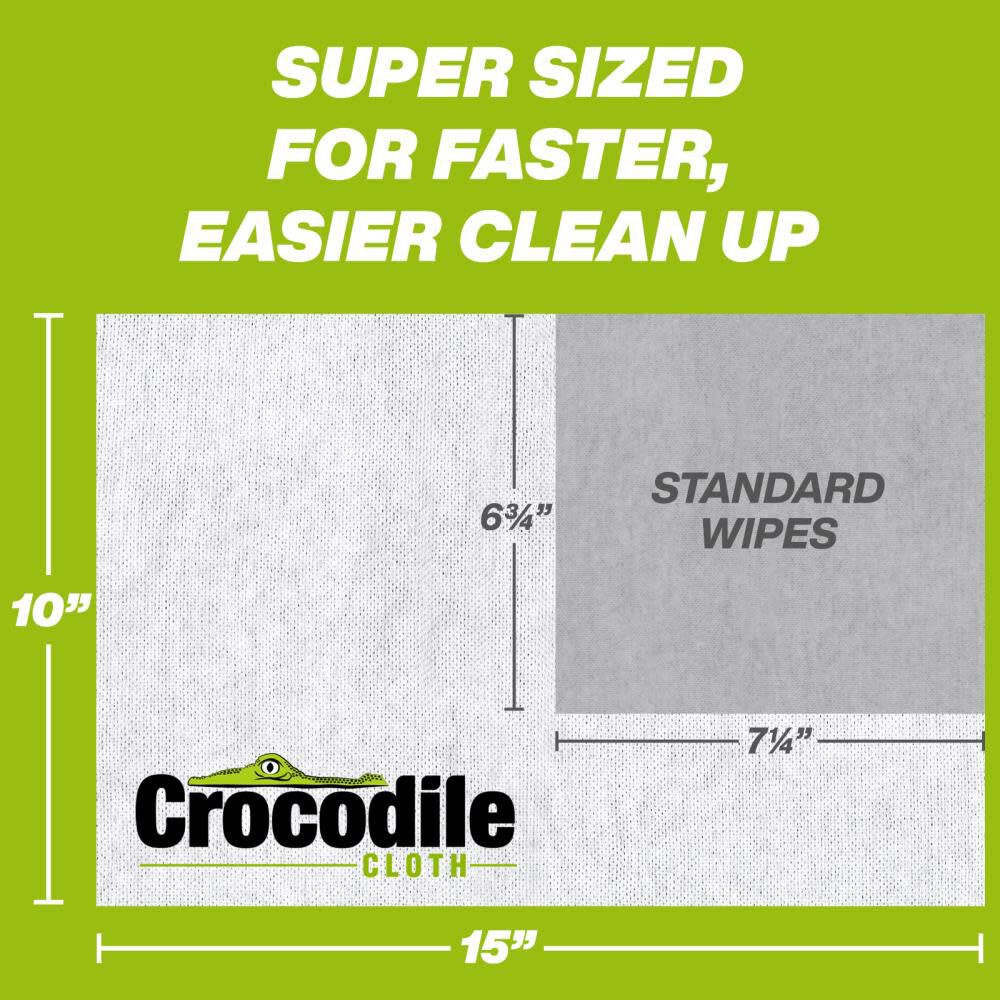 Crocodile Cloth Oversized Paint Cleaning Cloths 1 Pack/100 Cloths, large image number 4