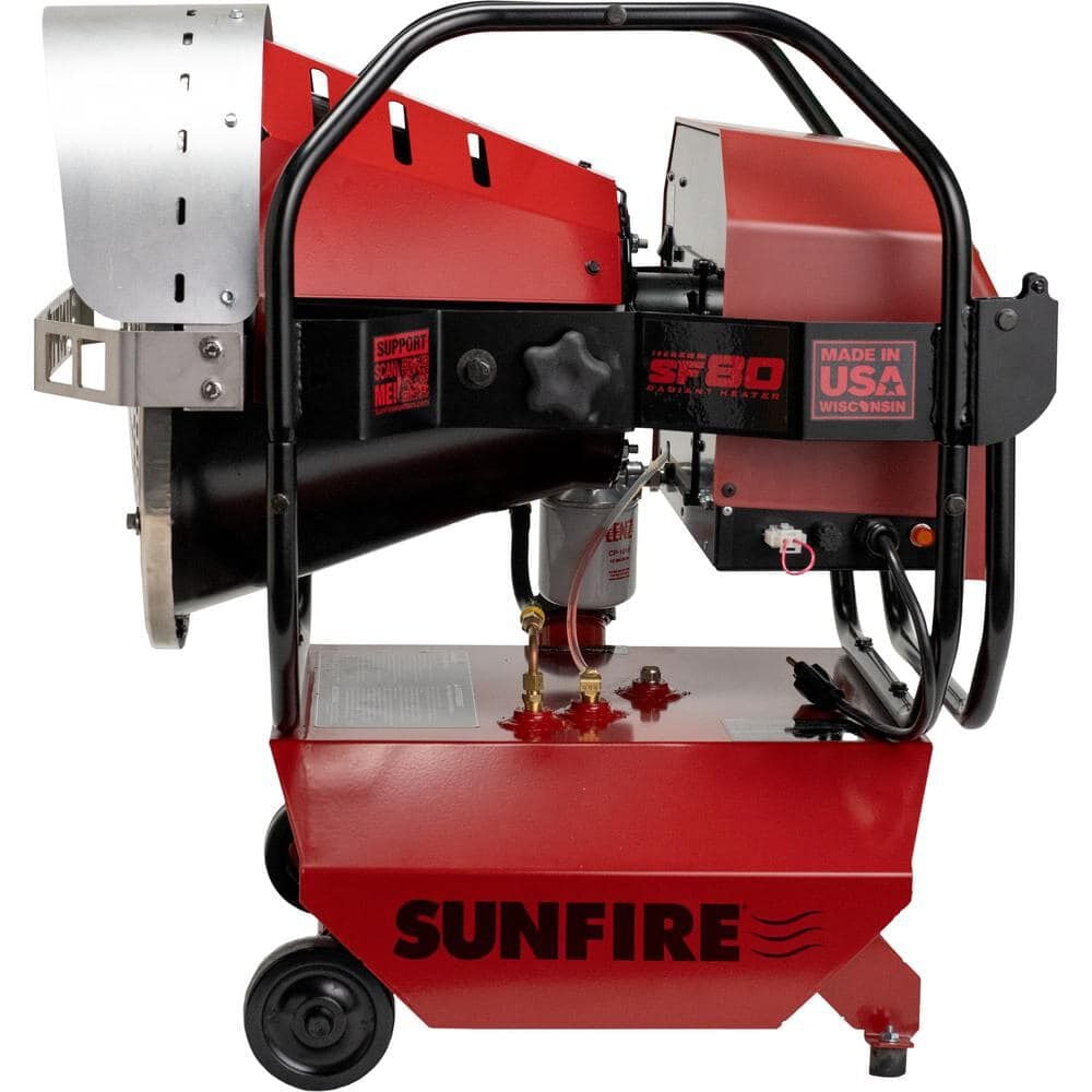 Sunfire SF80 80,000 Btu 1900 Square-Foot Area Diesel/Kerosene Radiant Heater, large image number 8