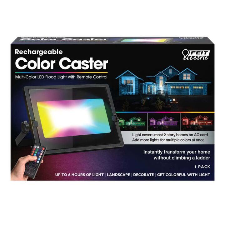 Feit Electric 30W Color Caster Battery-Powered Multi-Color LED Floodlight, large image number 2