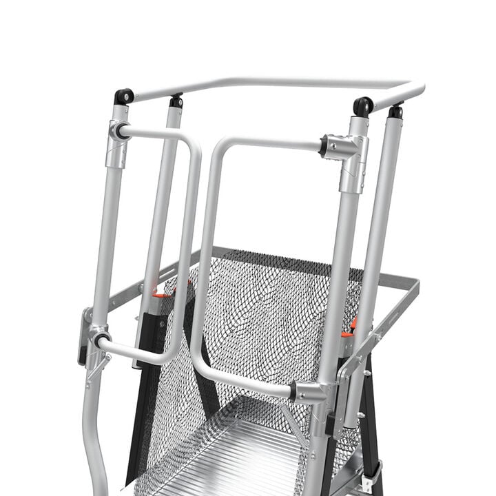 Little Giant Safety Cage Model 8 Ft. to 14 Ft. IAA FG with All Terrain Wheels and Wheel Lift, large image number 6