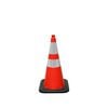 Vizcon Orange 28in Enviro-Cone with Collars & 7 lbs Rubber Base, small image number 1