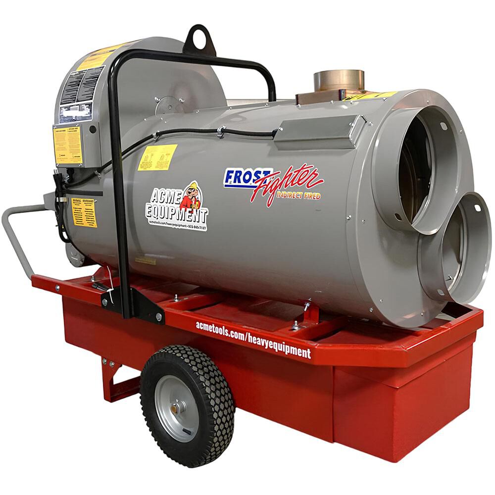 Frost Fighter Indirect Fired 500k BTU Portable Heater System (OIL/DIESEL)  20 amp IDH500QR-OIL from Frost Fighter - Acme Tools
