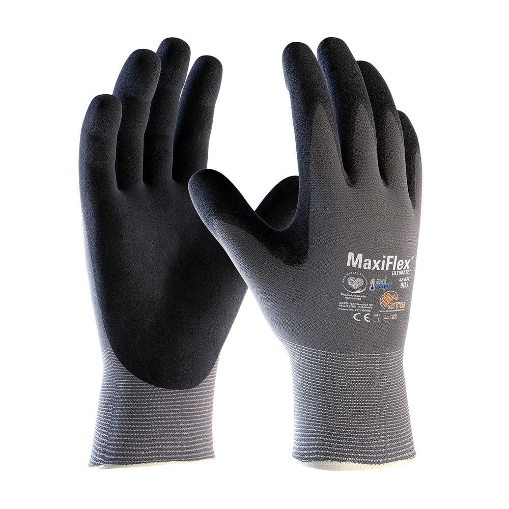 Protective Industrial Products Gloves Gray MaxiFlex Ultimate AD-APT Nylon/Elastane 2X 12 Pairs, large image number 1