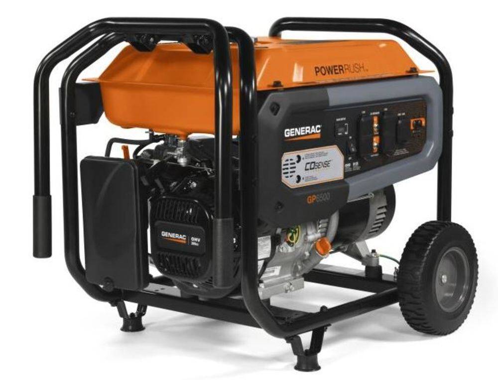 Generac GP Series 8,125 Watt Gas Powered 49-State Portable Generator with COsense Technology, large image number 2