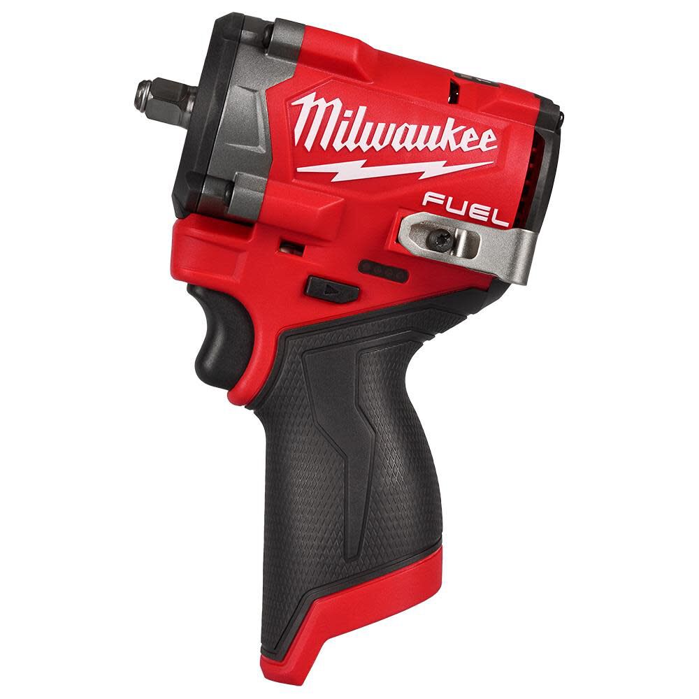 Milwaukee M12 FUEL Stubby 3 8 Inch Impact Wrench Bare Tool 2562 20 Acme Tools