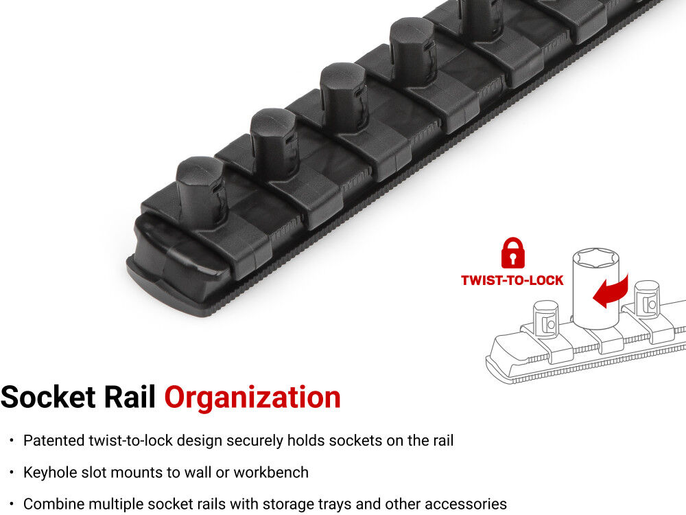 Tekton 3/8 Inch 6 Point Socket Set, 30 Pieces (1/4-1 Inch), large image number 6