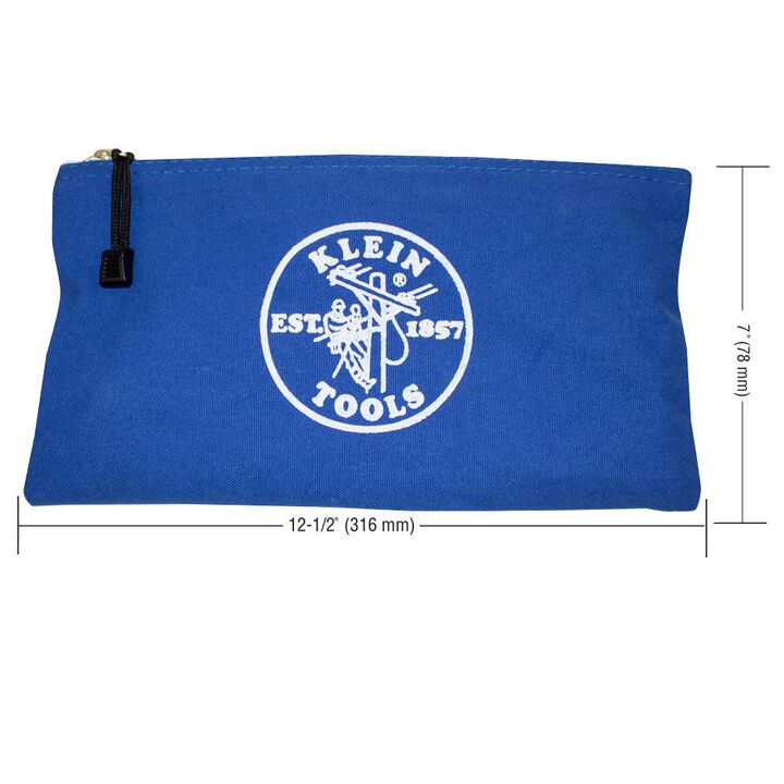Klein Tools 4-Pack Canvas Zipper Bags, large image number 3