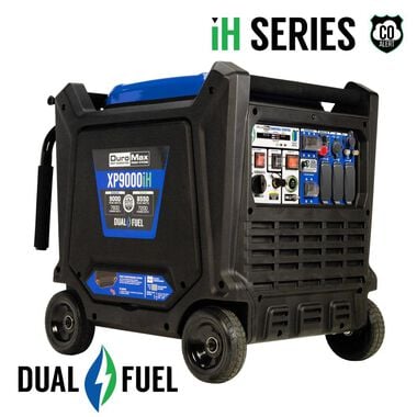Duromax Generator Dual Fuel Digital Inverter Hybrid Portable 9000 Watt, large image number 0