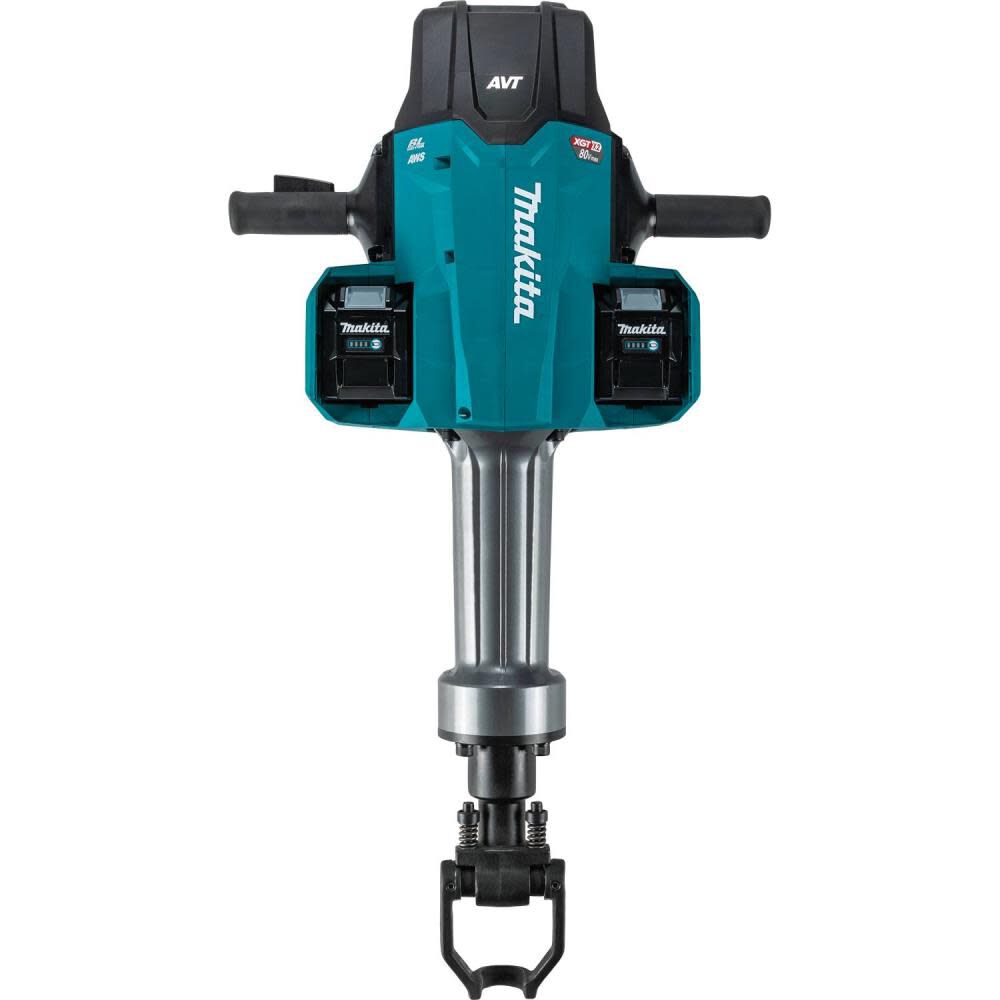 Makita 80V max (40V max X2) XGT Brushless 70 lb. 1-1/8 Inch Hex AVT Breaker  Hammer 8 Ah Kit, AWS Capable GMH04PLX - Acme Tools