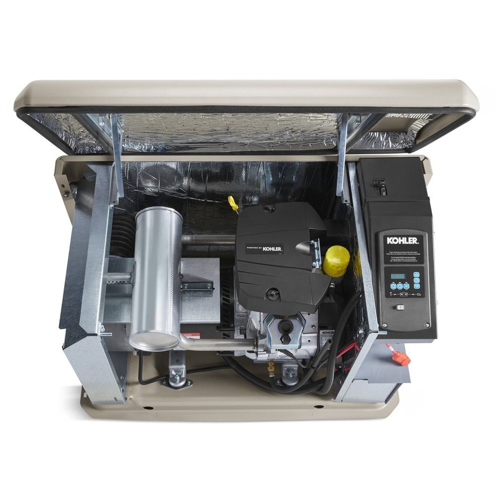 Kohler Power 14,000 Watt (14kW) Dual Fuel 50-State Air-Cooled Home Standby Generator, large image number 3