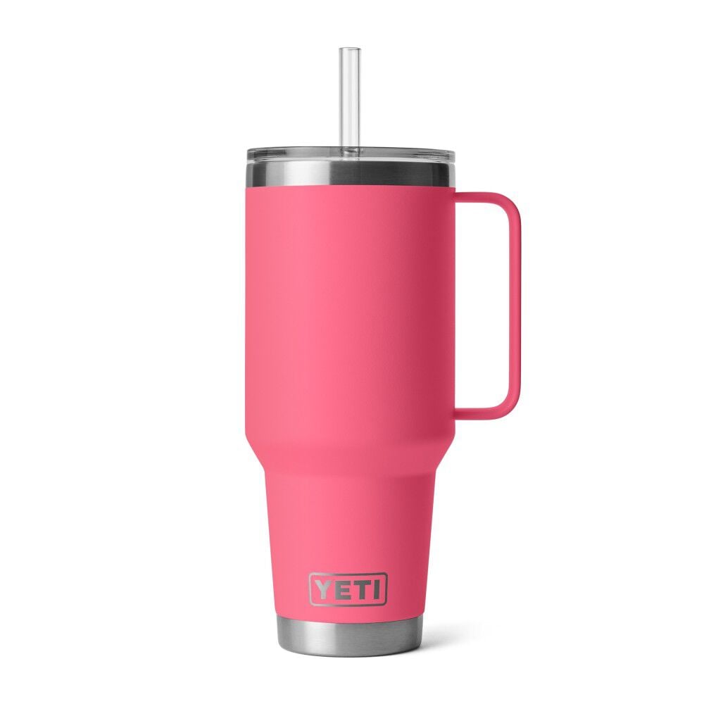 YETI 42oz Rambler Straw Mug with Straw Lid Tropical Pink – 21071503011