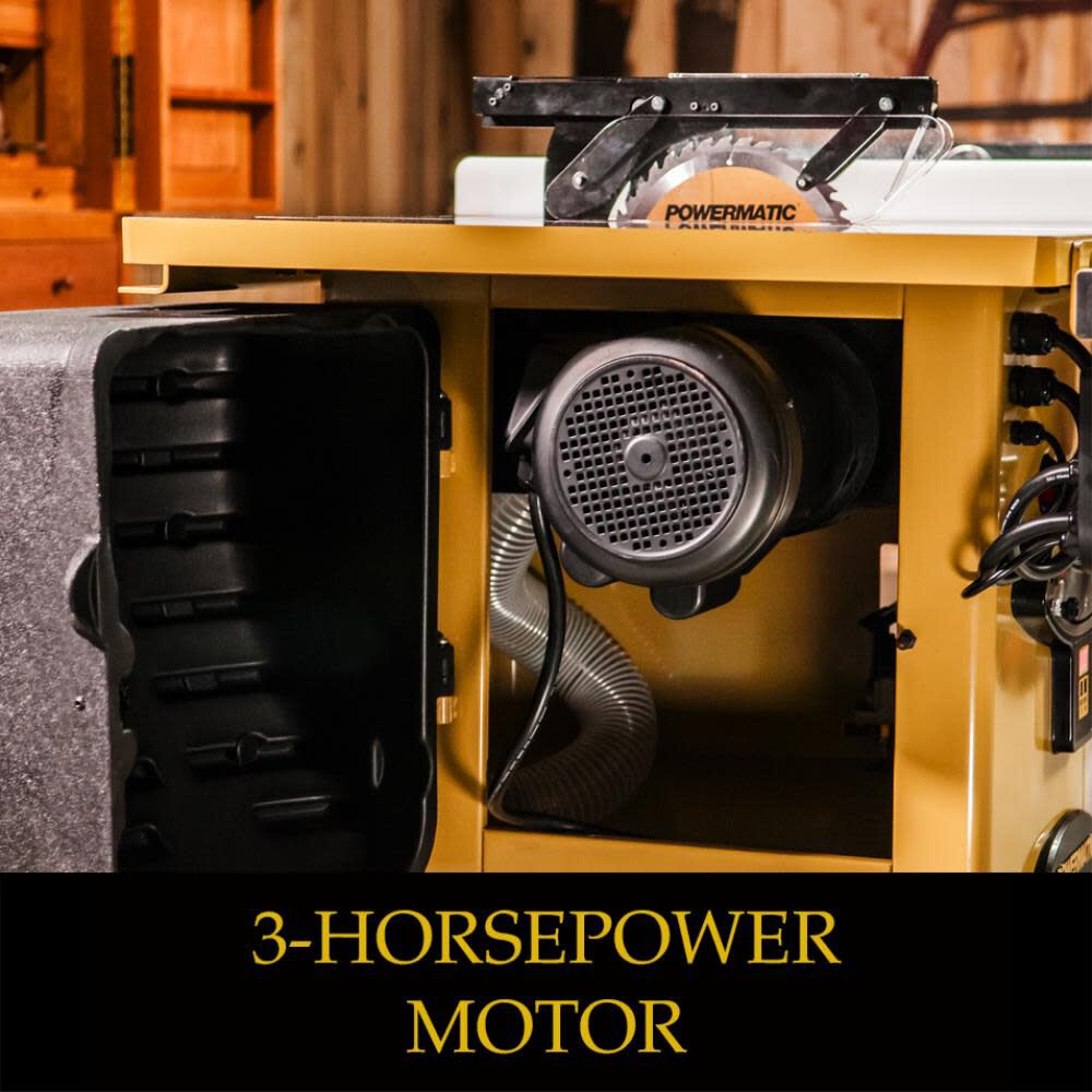 Powermatic PM2000T Table Saw 3HP 1PH 230V 50 RIP RL ARMORGLIDE, large image number 6