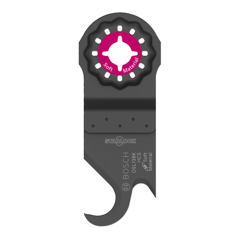 Bosch 1-1/4 Inch Starlock Oscillating Multi Tool Hook Knife Blade, large image number 4
