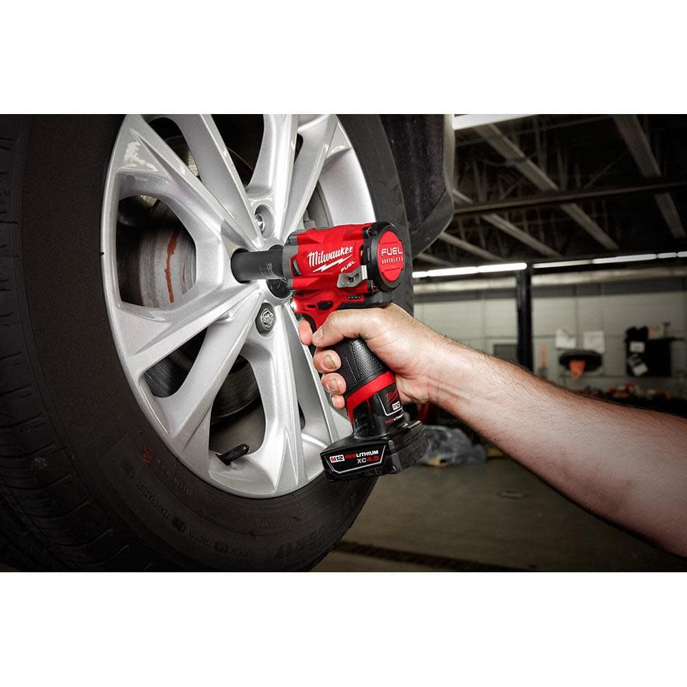 Milwaukee M12 Fuel Stubby 1 2 In Impact Wrench Bare Tool 2555 20 - Image 10