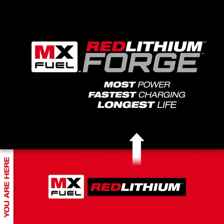 Milwaukee MX FUEL REDLITHIUM CP 4 Ah Battery Pack, large image number 1