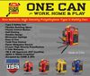 Surecan 5 Gal Safety Blue Kerosene Can Type II, small image number 2