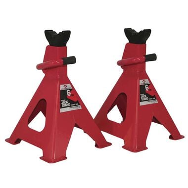 American Forge Ratchet Type Jack Stands 6 Ton 12000lb Capacity, large image number 0