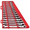Milwaukee Combination Wrench Set SAE Flex Head Ratcheting 15pc, small