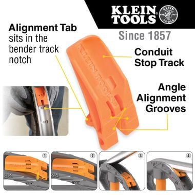 Klein Tools Aluminum Conduit Bender 1/2in EMT, large image number 2