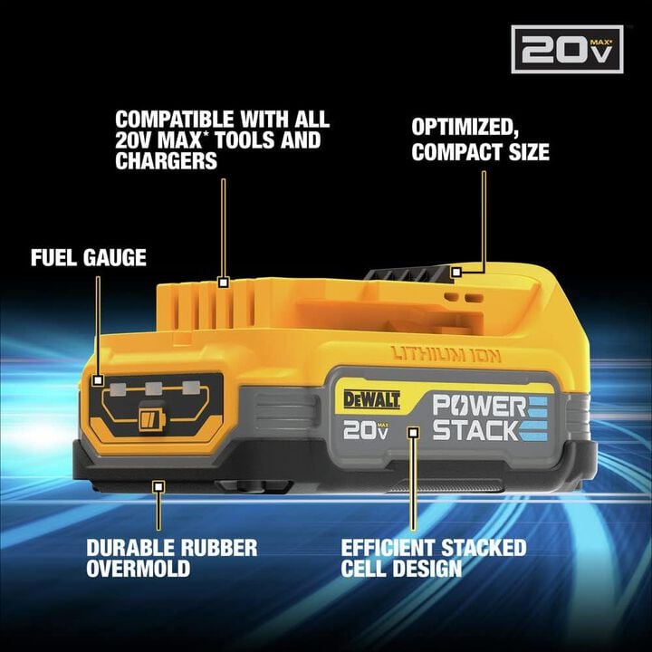 DEWALT 20V MAX 1/4 Inch Cordless Impact Driver & Compact Battery Bundle, large image number 16