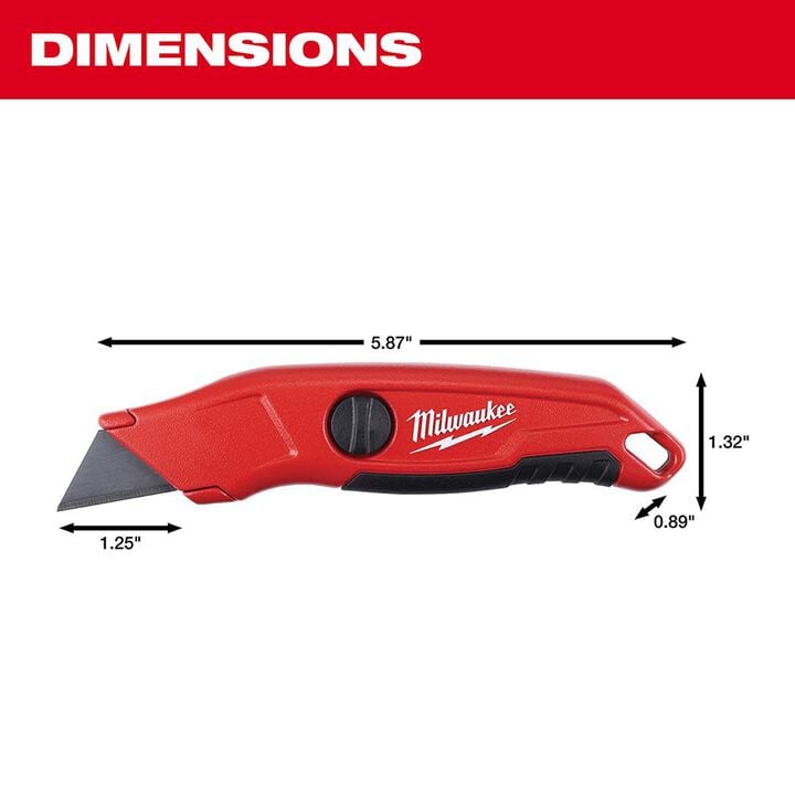 Milwaukee Fixed Blade Utility Knife, large image number 3