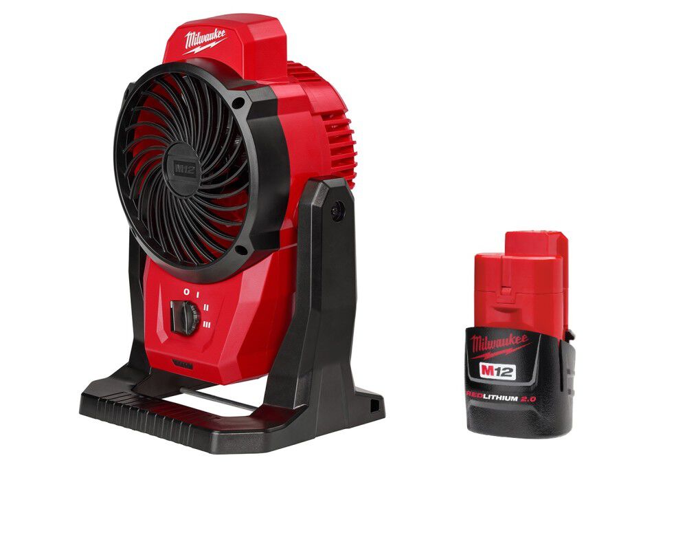 Milwaukee m12 on sale cordless fan
