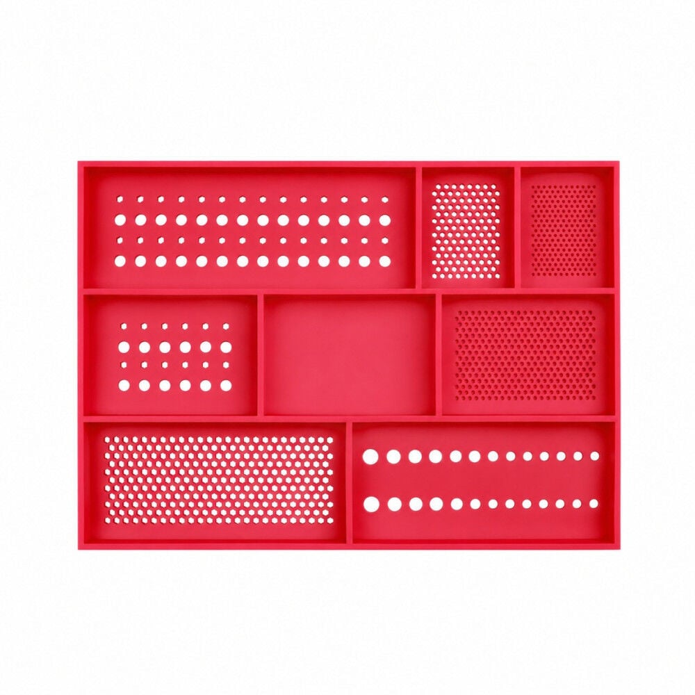 Boltster Top Box XL Fastener Organizing Tool Tray Red, large image number 1