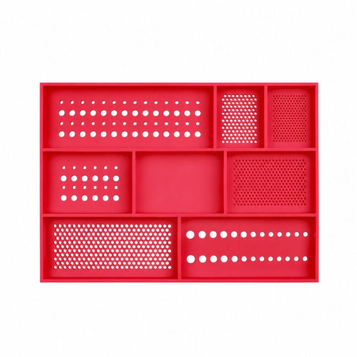 Boltster Top Box XL Fastener Organizing Tool Tray Red