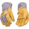 Kinco 1927 Lined Premium Grain Pigskin Palm Gloves with Safety Cuff Medium 12 Pack, small image number 2