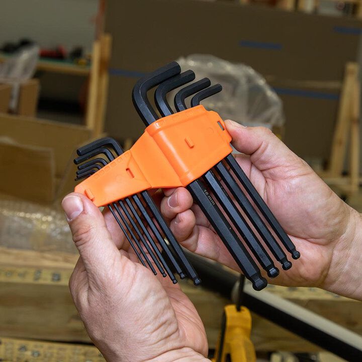 Klein Tools Ball-End Hex Key Set, Metric, 10pc, large image number 7