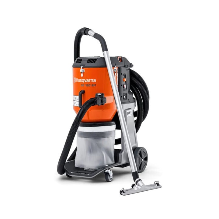 Husqvarna Construction DE 120 SH 2.45HP 253 CFM H-Class Extractor Reconditioned