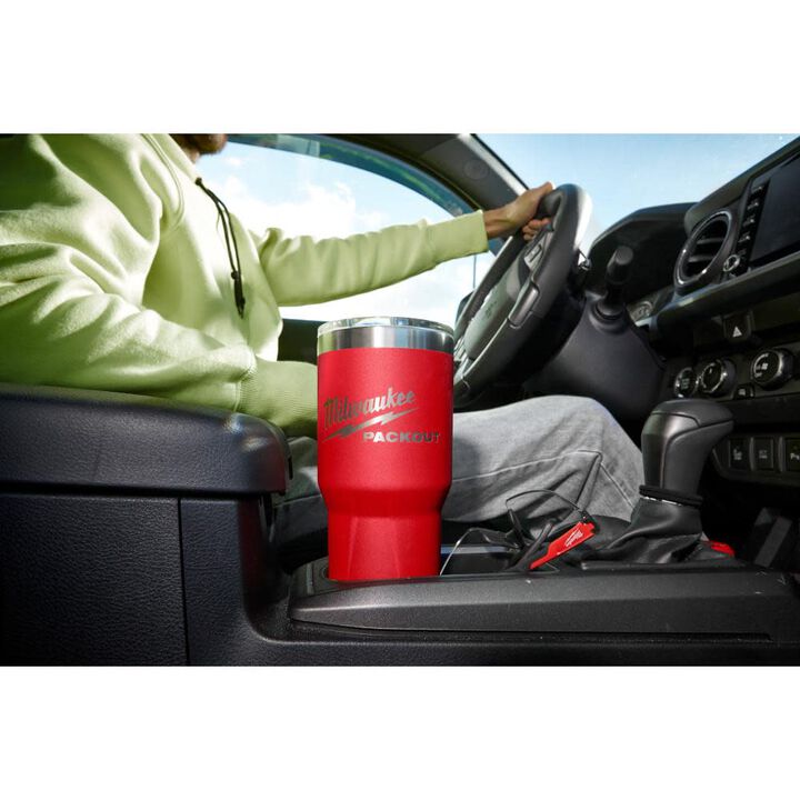 Milwaukee Promotional PACKOUT Tumbler Red 30oz, large image number 8
