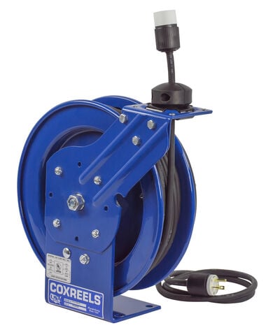 Coxreels Spring Driven Cord Reel Sin gle Industrial Rec 16GA x 50', large image number 0